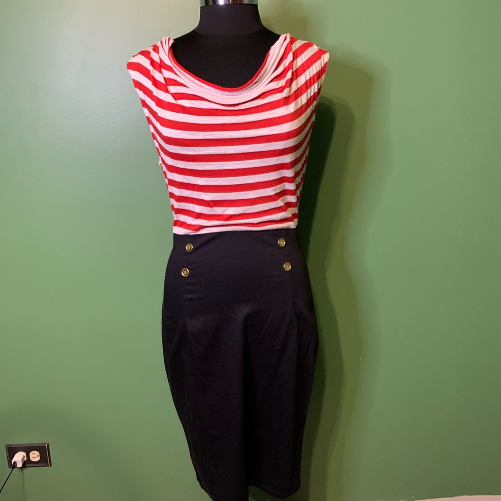 Rock Steady Clothing. Anchors Away dress.